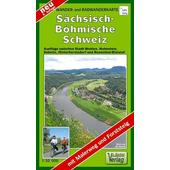  Wander- und Radwanderkarte Sächsisch-Böhmische Schweiz 1 : 30 000  - Wanderkarte