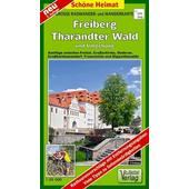  Freiberg Tharandter Wald und Umgebung 1 :35 000. Wander- und Radwanderkarte  - Wanderkarte