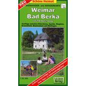 Weimar, Bad Berka und Umgebung 1 : 35 000. Radwander-und Wanderkarte  - Wanderkarte