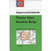  DAV Alpenvereinskarte 30/4 Ötztaler Alpen - Nauderer Berge 1 : 25 000  - Wanderkarte