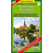 Radwander- und Wanderkarte Rathenow, Premnitz und Umgebung 1 : 35 000  - Wanderkarte