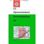  DAV Alpenvereinskarte 05/3 Karwendelgebirge Ost 1 : 25 000  - Wanderkarte