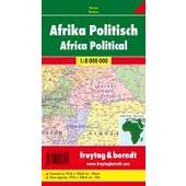  FuB Afrika physisch-politisch 1 : 8 000 000 Planokarte  - Straßenkarte