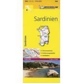  Michelin Lokalkarte Sardinien 1 : 200 000  - Straßenkarte