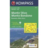  Monte Stivo - Bondone - Rovereto - Mori - Arco 1 : 25 000  - Wanderkarte