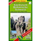  Große Wander- und Radwanderkarte Sächsisch-Böhmische Schweiz 1 : 30 000  - Wanderkarte