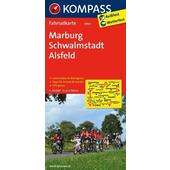  Marburg - Schwalmstadt - Alsfeld 1 : 70 000  - Fahrradkarte
