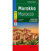  Marokko 1 : 800 000 / 1 : 2 000 000. Autokarte  - Straßenkarte