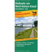  Radwanderkarte Radroute Nord-Ostsee-Kanal 1 : 50 000  - Fahrradkarte