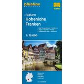  Bikeline Radkarte Deutschland Hohenlohe - Franken 1 : 75 000  - Fahrradkarte