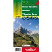  Lienzer Dolomiten, Lesachtal, Villgratental 1 : 50 000. WK 182  - Wanderkarte