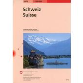  Swisstopo Schweiz 1 : 500 000  - Wanderkarte