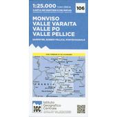  IGC Italien 1 : 25 000 Wanderkarte 106 Monviso  - Wanderkarte