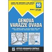  IGC Italien 1 : 50 000 Wanderkarte 16 Genova Varazze Ovada  - Wanderkarte