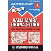 IGC Italien 1 : 50 000 Wanderkarte 7 Maira Grana Stura  - Wanderkarte