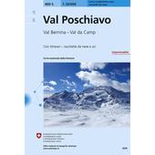  Swisstopo 1 : 50 000 Val Poschiavo  - Wanderkarte