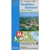  LGL BW 50 000 Freizeit Westlicher Bodensee  - Wanderkarte
