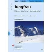  Swisstopo 1 : 50 000 Jungfrau Skitourenkarte  - Wanderkarte