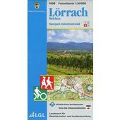  LGL BW 50 000 Freizeit Lörrach  - Wanderkarte