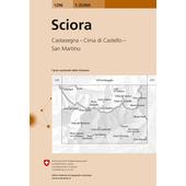  Swisstopo 1 : 25 000 Sciora  - Wanderkarte