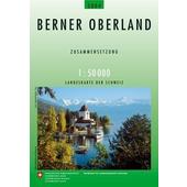  Swisstopo 1 : 50 000 Berner Oberland  - Wanderkarte
