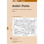  Swisstopo 1 : 25 000 Ambri-Piotta  - Wanderkarte