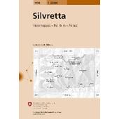  Swisstopo 1 : 25 000 Silvretta  - Wanderkarte