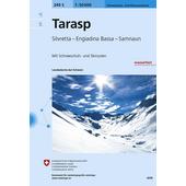  Swisstopo 1 : 50 000 Tarasp Ski  - Wanderkarte