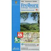  LGL BW 50 000 Freizeit Freiburg im Breisgau / Kaiserstuhl  - Wanderkarte