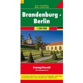  BRANDENBURG - BERLIN, AUTOKARTE 1:200.000  - 