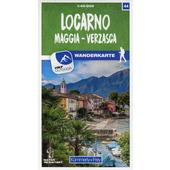  Locarno / Maggia - Verzasca 44 Wanderkarte 1:40 000 matt laminiert  - Wanderkarte