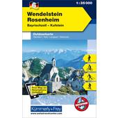  KuF Deutschland Outdoorkarte 06 Wendelstein - Rosenheim, Bayrischzell, Kufstein 1:35 000  - Wanderkarte