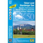  Tölzer Land - Starnberger See 1 : 50 000 (UK50-52)  - Wanderkarte