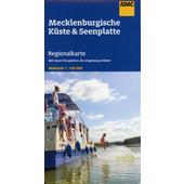  ADAC Regionalkarte Deutschland Blatt 2 Mecklenburgische Küste und Seenplatte 1 : 150 000  - Straßenkarte