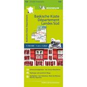  Michelin Baskische Küste 1:150.000  - Straßenkarte