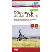  ADFC-Radtourenkarte DK1 Dänemark/Jütland Nord, 1:150.000, reiß- und wetterfest, GPS-Tracks Download, E-Bike geeignet  - Fahrradkarte