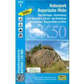  Nationalpark Bayerische Rhön 1 : 50 000 (UK50-1)  - Straßenkarte