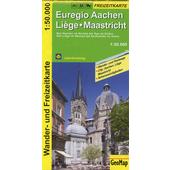  Euregio Aachen, Liege, Maastricht 1:50.000 Wander- und Freizeitkarte  - Wanderkarte