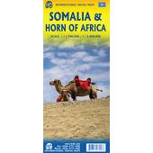  Somalia 1 : 1 700 000 / Horn of Africa Travel Map 1 : 3400 000  - Karte