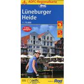 ADFC-REGIONALKARTE LÜNEBURGER HEIDE, 1:75.000  - Fahrradkarte