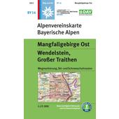 MANGFALLGEBIRGE OST, WENDELSTEIN, GROßER TRAITHEN 1:25 000  - Wanderkarte