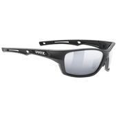 Uvex SPORTSTYLE 232 P BLACK MAT/MIR.SILV Unisex - Sonnenbrille