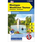  RHEINGAU WESTLICHER TAUNUS NR. 51 OUTDOOR DEUTSCHLAND  - Wanderkarte