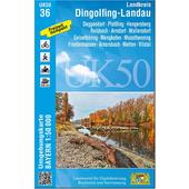  LANDKREIS DINGOLFING-LANDAU 1:50 000 (UK50-36)  - 