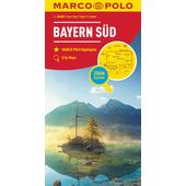  MARCO POLO REGIONALKARTE DEUTSCHLAND BLATT 13 BAYERN SÜD  - Karte