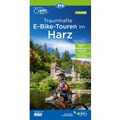  ADFC-REGIONALKARTE TRAUMHAFTE E-BIKE-TOUREN IM HARZ  - Fahrradkarte