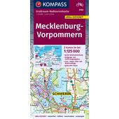  KOMPASS GRK 3702 MECKLENBURG-VORPOMMERN  - Fahrradkarte
