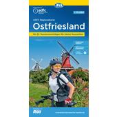  ADFC-REGIONALKARTE OSTFRIESLAND, 1:75.000  - Fahrradkarte