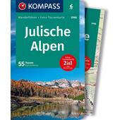  KOMPASS WANDERFÜHRER JULISCHE ALPEN, 55 TOUREN  - 