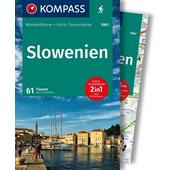  KOMPASS WANDERFÜHRER SLOWENIEN, 61 TOUREN  - 